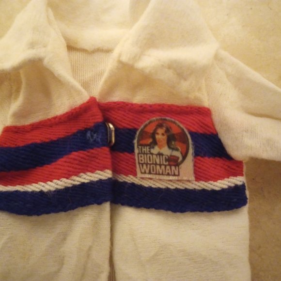 Vintage 1976 Kenner Bionic Woman Doll Original Patch/Badge for Tracksuit Jacket - Picture 2 of 2